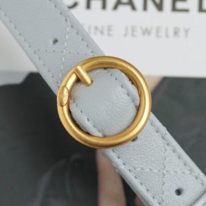 Replica CHANEL 24p Postman Small Light Blue - high-end fake designer purse