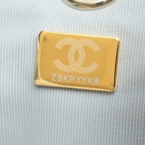 Replica CHANEL 23A Backpack Small Light Blue - near-authentic luxury replica handbag