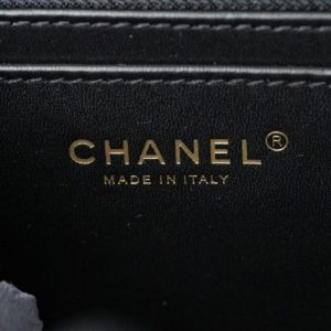 Replica CHANEL 24p Tweed Black and White - near-authentic luxury replica handbag