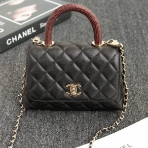 Replica CHANEL 23P Coco Lizard Handle - elite superclone designer purse