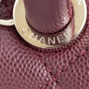 Replica CHANEL 23P Coco Burgundy - premium 1:1 fake handbag model