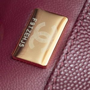 Replica CHANEL 23P Coco Burgundy - 1:1 designer replica handbag