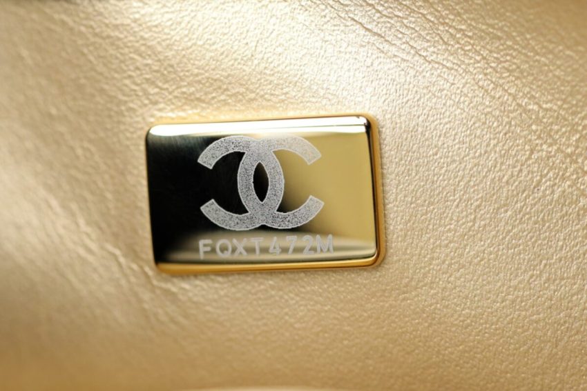 Replica CHANEL CF Double Pearl Black - near-authentic luxury replica handbag