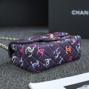 Replica CHANEL 24s Graffiti Classic Flap Mini - premium-grade designer purse dupe