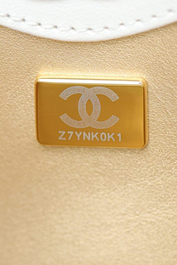 Replica CHANEL 24s Double Pearl White - high-end fake designer purse
