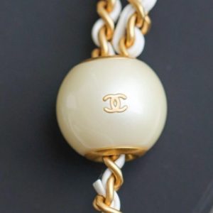 Replica CHANEL 24s Double Pearl White - realistic designer-inspired fake bag