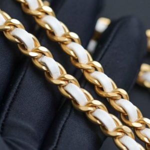 Replica CHANEL 24s Double Pearl White - 1:1 designer replica handbag