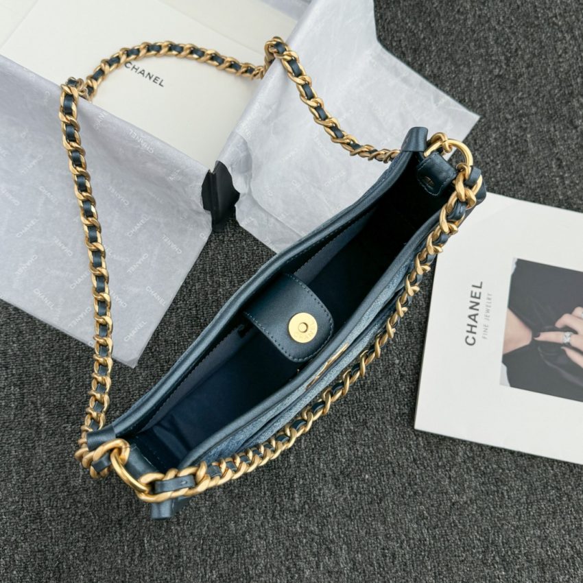 Replica CHANEL 23c Hobo Small Denim - realistic designer-inspired fake bag