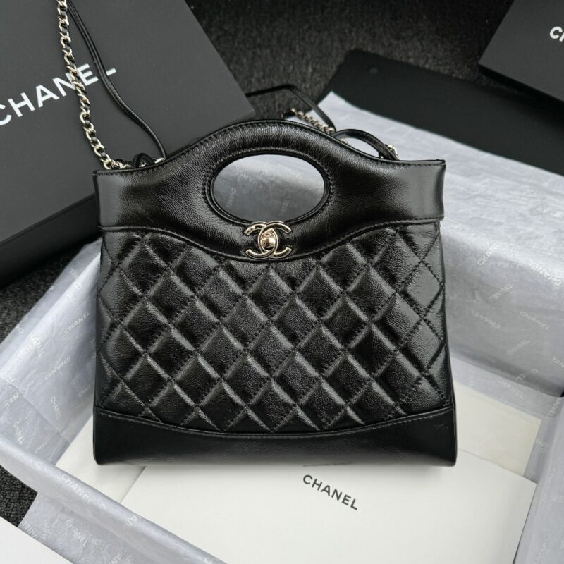 Replica CHANEL 24s Horizontal Small Black - top-rated replica designer bag
