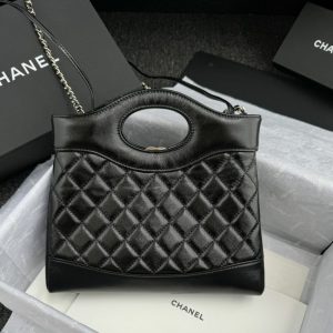 Replica CHANEL 24s Horizontal Small Black - top-rated replica designer bag