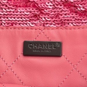 Replica CHANEL Sequin Shoulder Bag Pink - premium-grade designer purse dupe