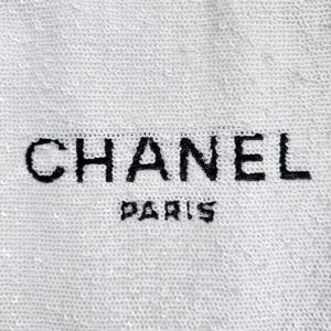 Replica CHANEL Sequin Shoulder Bag White - high-end fake designer purse