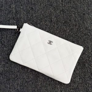 Replica CHANEL Sequin Shoulder Bag White - near-authentic luxury replica handbag