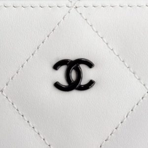 Replica CHANEL Sequin Shoulder Bag White - high-accuracy replica luxury purse