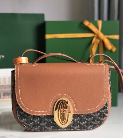 Goyard 233 Bag Knockoff — Modern Goyardine Canvas Crossbody