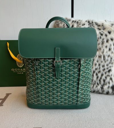 Goyard Alpin MM Backpack Dupe — Luxury Goyardine Canvas Backpack