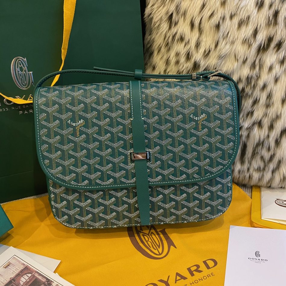 Goyard Belvedere Crossbody Knockoff — Classic Goyardine Messenger Bag
