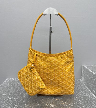 Goyard Boheme Hobo Bag Replica — Relaxed Goyardine Canvas Shoulder Bag