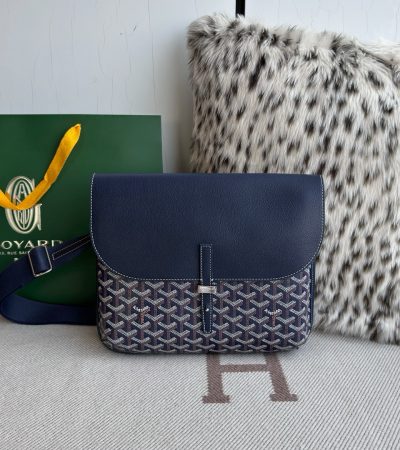 Goyard Coursier Messenger Bag Imitation — Classic Goyardine Crossbody