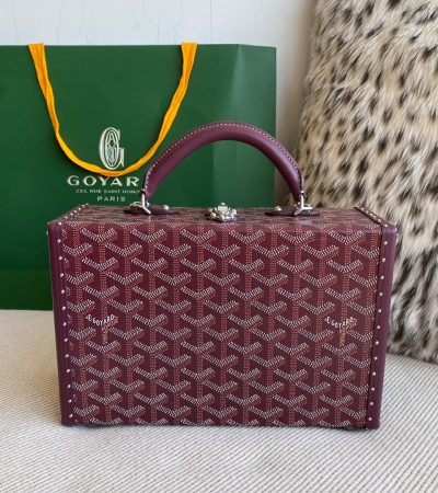 Fake Goyard Grand Hotel Trunk Bag — Wearable Goyardine Trunk