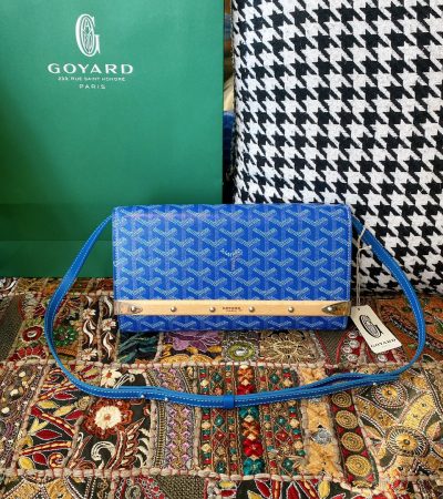 Goyard Monte-Carlo PM Clutch Replica — Goyardine Canvas Evening Clutch