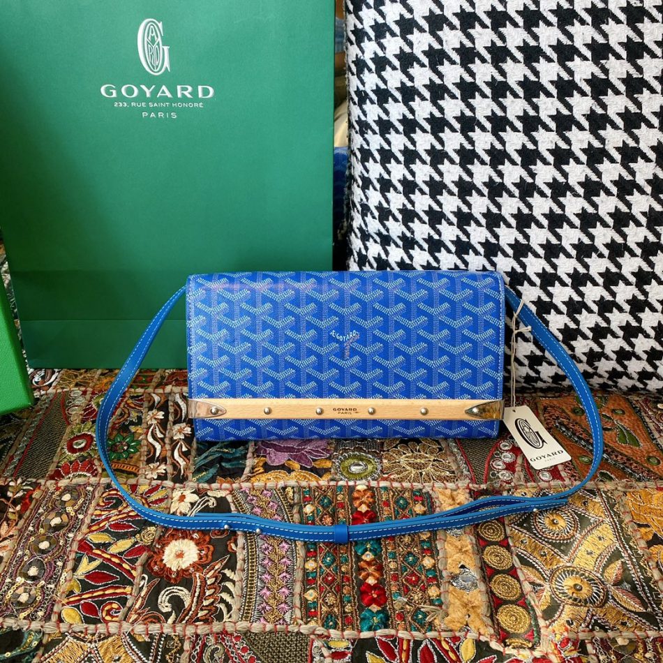 Goyard Monte-Carlo PM Clutch Replica — Goyardine Canvas Evening Clutch
