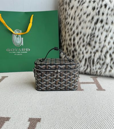 Fake Goyard Muse Mini Vanity — Trunk-Style Vanity Case Goyardine