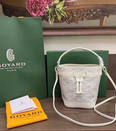 Goyard Petit Flot Mini Bucket Dupe — Drawstring Goyardine Bucket Bag