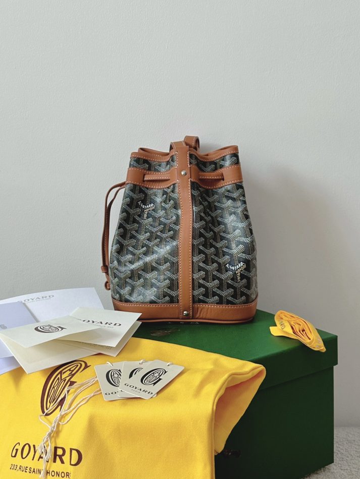 Goyard Petit Flot Bucket PM Knockoff — Iconic Goyardine Bucket Bag