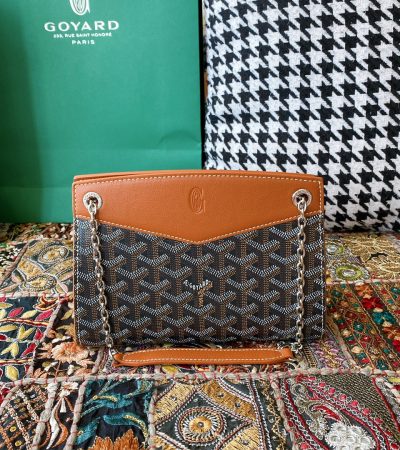 Goyard Rouette Structuré PM Replica — Structured Goyardine Shoulder Bag
