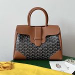 Goyard Saigon Tote Knockoff — Structured Top-Handle Goyardine Bag