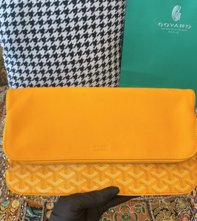 Goyard Sainte-Marie MM Clutch Dupe — Envelope Goyardine Clutch