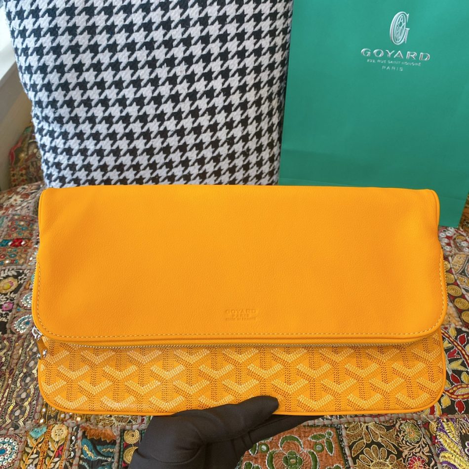 Goyard Sainte-Marie MM Clutch Dupe — Envelope Goyardine Clutch