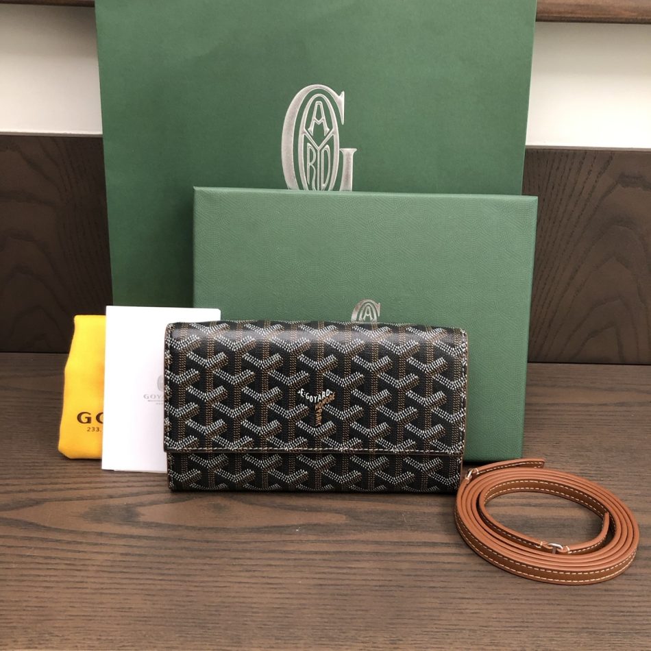 Goyard Varenne Continental Wallet Imitation — Full-Size Goyardine