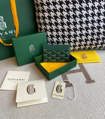 Goyard Card Holder Dupe — Slim Goyardine Canvas Cardholder