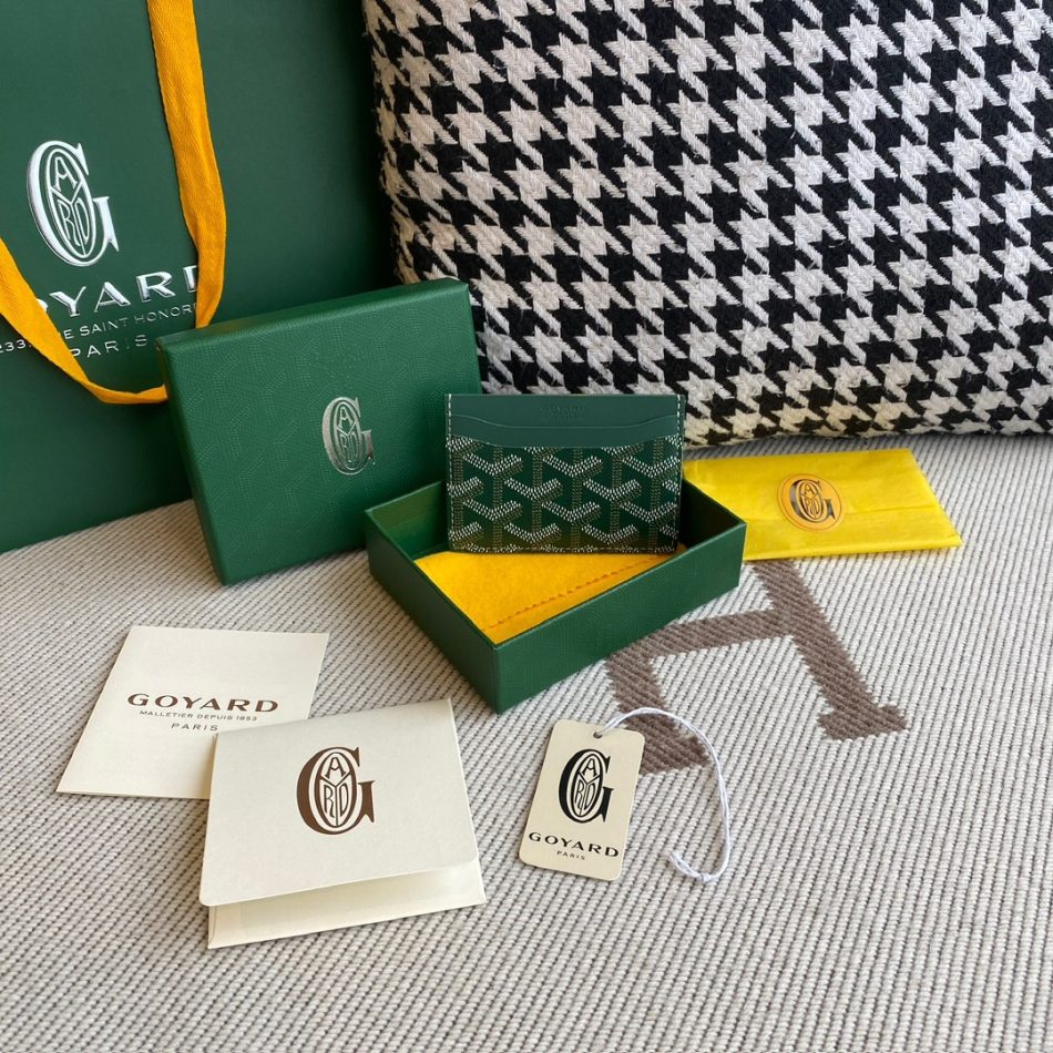 Goyard Card Holder Dupe — Slim Goyardine Canvas Cardholder