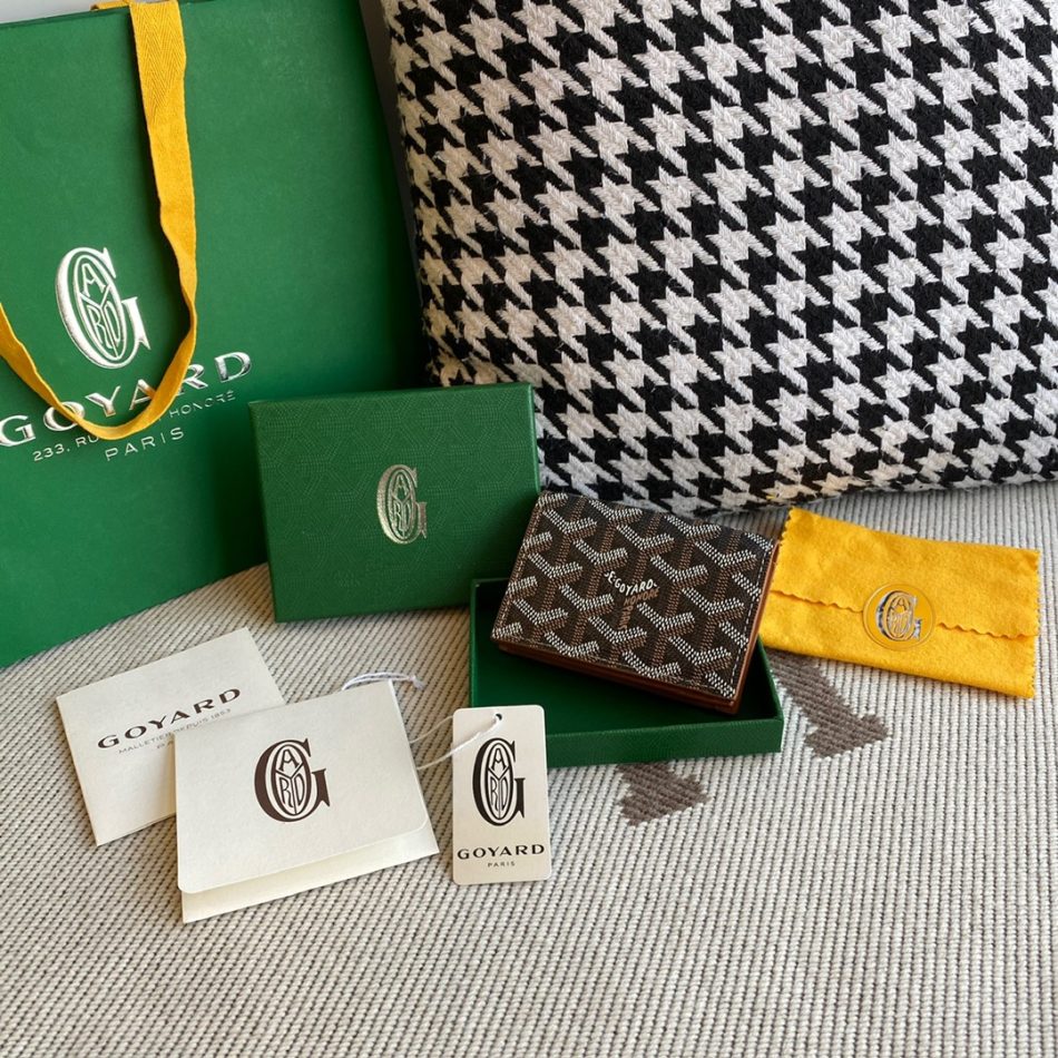 Fake Goyard Malesherbes Card Wallet — Compact Goyardine Wallet