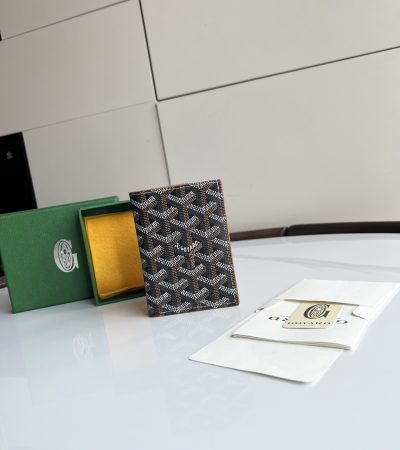Goyard Saint-Pierre Card Wallet Dupe — Slim Bi-Fold Goyardine