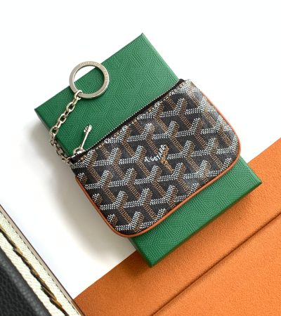 Goyard Senat Mini Key Pouch Knockoff — Compact Goyardine Key Holder