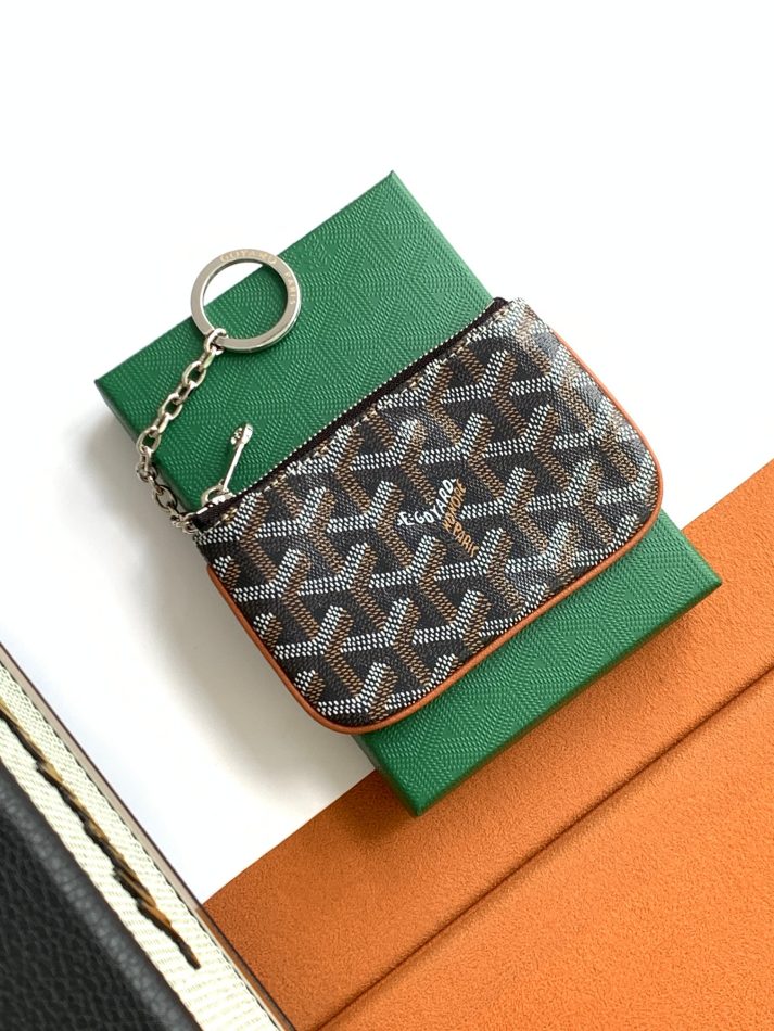 Goyard Senat Mini Key Pouch Knockoff — Compact Goyardine Key Holder